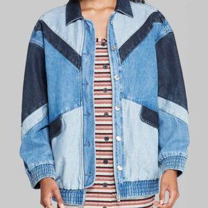 Wild Fable Patchwork Denim Jacket